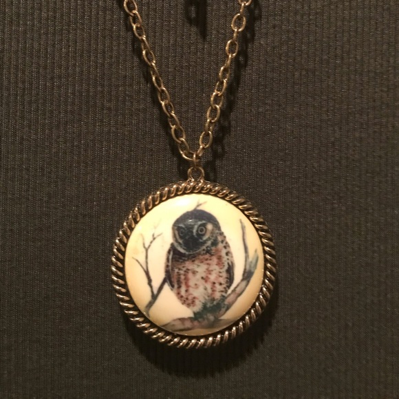 Owl necklace - Picture 1 of 7